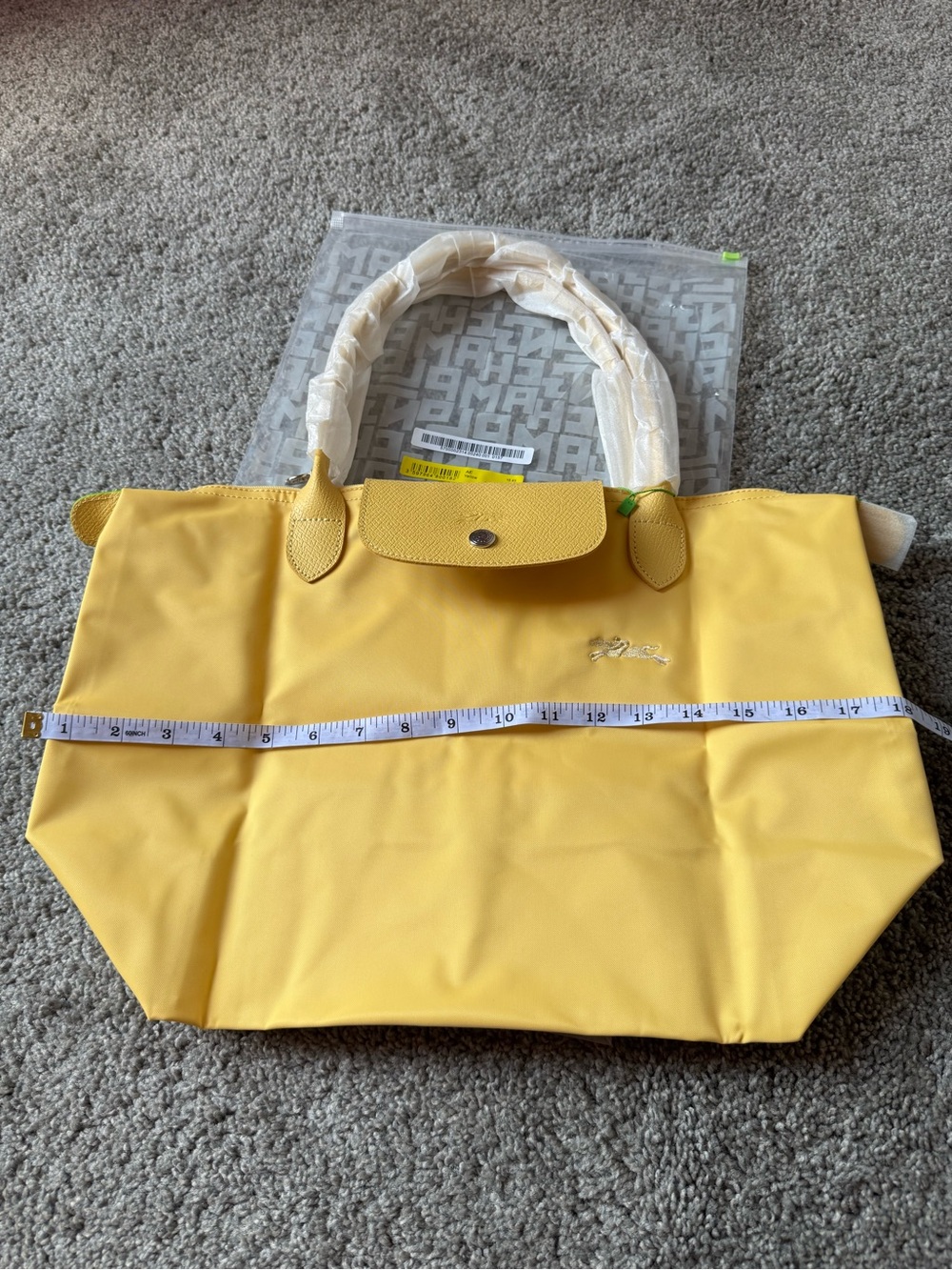 Longchamp Yellow tote Bag